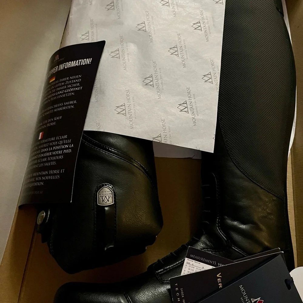 NWT - New in Box size 9 wide Mountain Horse Ladies Active Winter Rider Boots - Picture 2 of 4